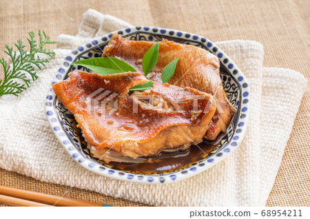 Boiled red fish 68954211