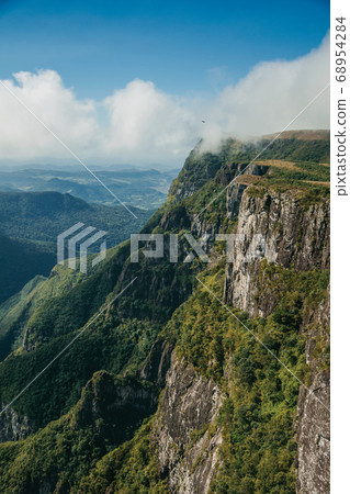 Fortaleza Canyon with steep rocky cliffs Fortaleza Canyon with steep rocky cliffs 68954284