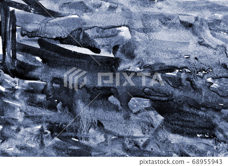 Abstract grey watercolor on paper texture as 68955943