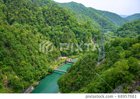 群馬縣水上鎮奧克通八重澤水壩底部的景色 群馬縣水上鎮奧克通八重澤水壩底部的景色 68957081