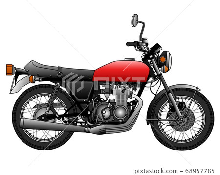 Red motorcycle 68957785