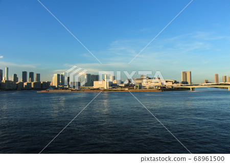 View of Tokyo Bay from Rainbow Bridge View of Tokyo Bay from Rainbow Bridge 68961500