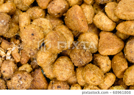 Cat food macro. Cat food macro. 68961808