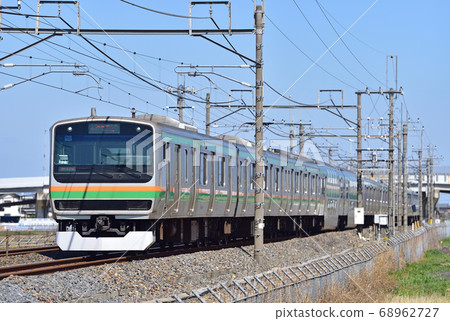 Tohoku Main Line Kurihashi-Higashi Washinomiya JR East E231 series 1000 series U532 formation (Oyama) 68962727