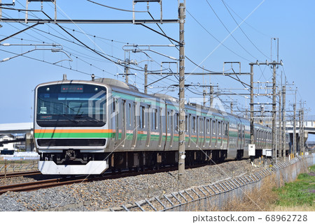 Tohoku Main Line Kurihashi-Higashi Washinomiya JR East E231 series 1000 series U520 formation (Oyama) 68962728