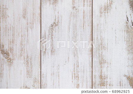 Closeup of old white brown wooden plank texture 68962925