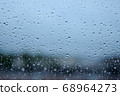 Raindrops on the window 68964273