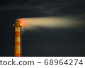 Industrial chimney of a heating boiler house 68964274