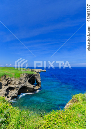 仲夏的壯麗景色,沖繩_萬座毛 仲夏的壯麗景色,沖繩_萬座毛 68965307