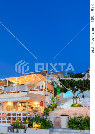 Okinawa superb view _ night view of Senagajima Umikaji terrace Okinawa superb view _ night view of Senagajima Umikaji terrace 68965958