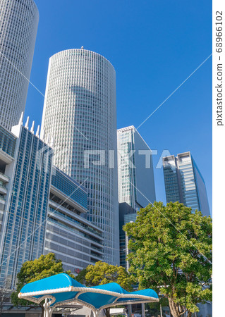 Aichi_Image of skyscraper in front of Nagoya station Aichi_Image of skyscraper in front of Nagoya station 68966102