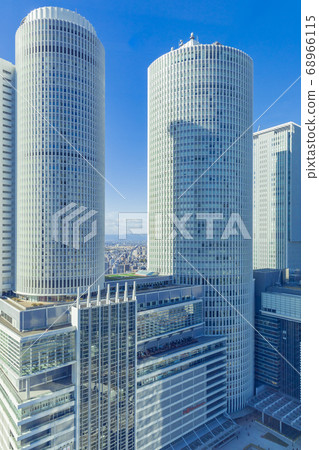 Aichi_Image of skyscraper in front of Nagoya station 68966115