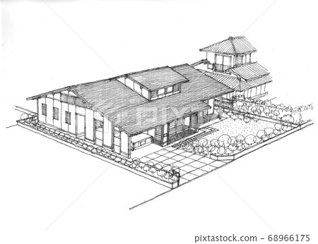 free-hand design perspective Free-hand design perspective 68966175