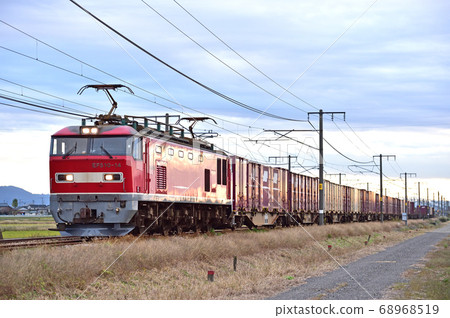 Shin-Etsu Main Line Mitsuke-obi woven JR Freight EF510-14 (Toyama) 68968519