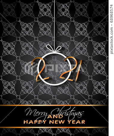 2021 Happy New Year background for your seasonal invitations, festive posters, greetings cards. 2021 Happy New Year background for your seasonal invitations, festive posters, greetings cards. 68968574