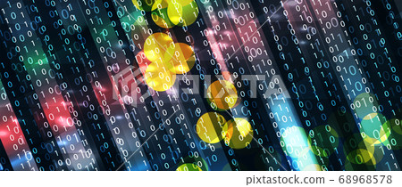 Technology data background, idea of global business Technology data background, idea of global business 68968578