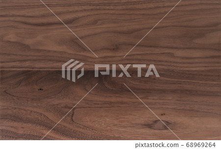 Texture of sanded raw black walnut wood without finish 68969264