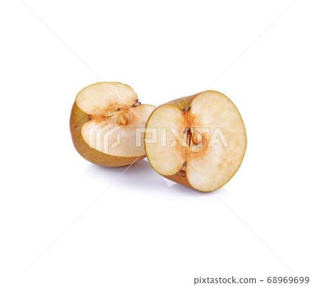 Snow Pear on white background Snow Pear on white background 68969699