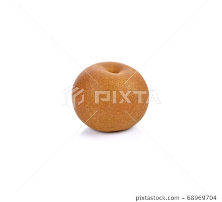 Snow Pear on white background Snow Pear on white background 68969704