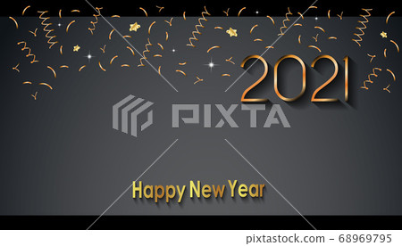 2021 Happy New Year background for your seasonal invitations, festive posters, greetings cards. 2021 Happy New Year background for your seasonal invitations, festive posters, greetings cards. 68969795