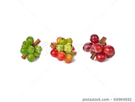 coffee beans isolated on white coffee beans isolated on white 68969892
