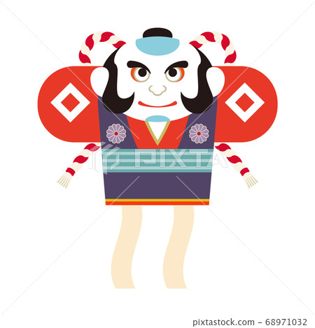 Nite kite Yako kite New Year illustration material Nite kite Yako kite New Year illustration material 68971032