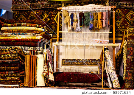 in iran antique carpet   textile 68971624