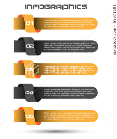 Modern Design Template, can be used for info-graphics, banners for web layout. 68971691