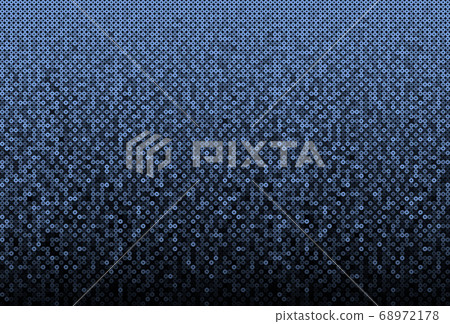 Background made of blue sequins, glitters dots Background made of blue sequins, glitters dots 68972178