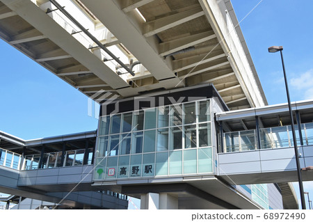 Toei Nippori Toneri Liner at Takano Station Adachi-ku Ogi Toei Nippori Toneri Liner at Takano Station Adachi-ku Ogi 68972490