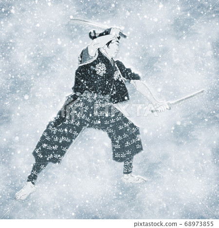 Ukiyoe Miyamoto Musashi winter version 68973855