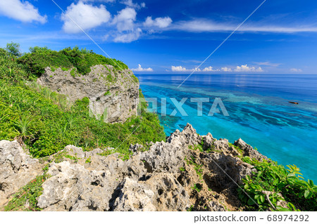 Irabu island _ lagoon superb view Irabu island _ lagoon superb view 68974292