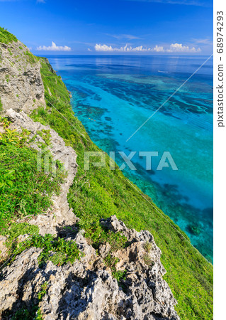 Irabu island _ lagoon superb view Irabu island _ lagoon superb view 68974293