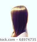 Shiny hair after treatment head spa 68974735