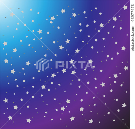 Pattern of white star on guardian background of violet to blue Pattern of white star on guardian background of violet to blue 68977478
