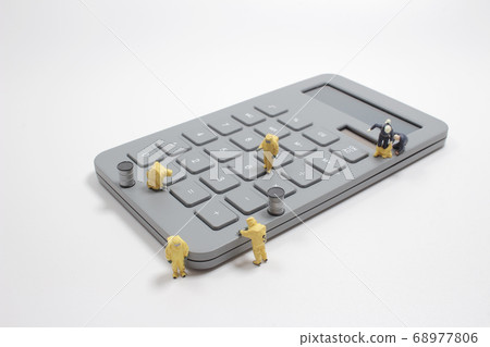 a mini people worker figures checking the a mini people worker figures checking the 68977806