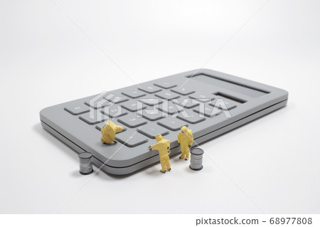 a mini people worker figures checking the 68977808