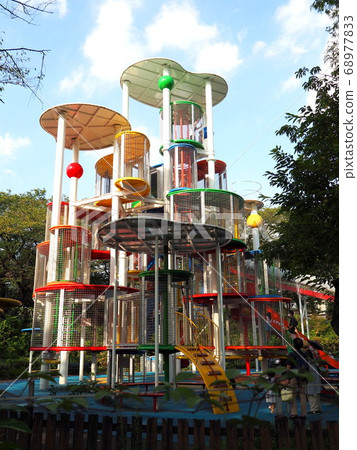 Scenery in Toshimaen Garden: Playground equipment 68977833