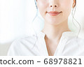 [Beauty image] Young woman's mouth 68978821
