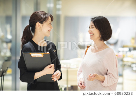 Shop assistant entrance guide Shop assistant entrance guide 68980228