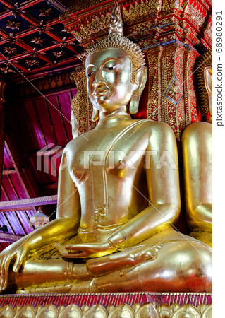 The Ancient Buddha statue in Wat Phumin 68980291
