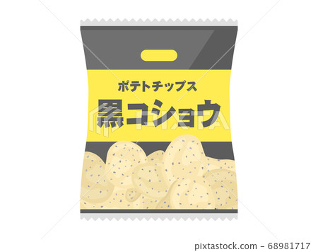 黑胡椒炸土豆條的插圖 黑胡椒炸土豆條的插圖 68981717