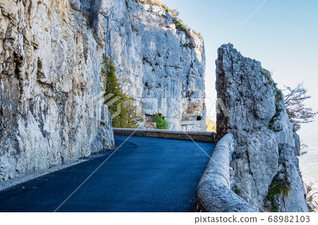 Landscape of Vercors in France - view of Combe Landscape of Vercors in France - view of Combe 68982103