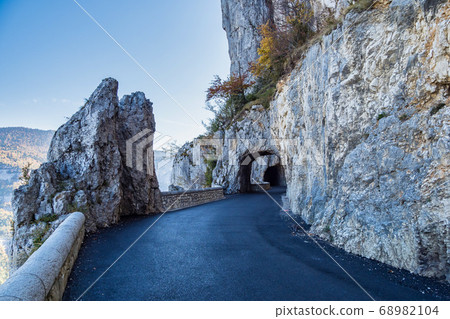 Landscape of Vercors in France - view of Combe Landscape of Vercors in France - view of Combe 68982104