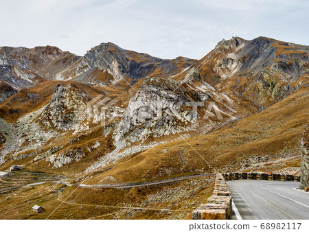 The pass of the Great St. Bernard Pass in Canton The pass of the Great St. Bernard Pass in Canton 68982117