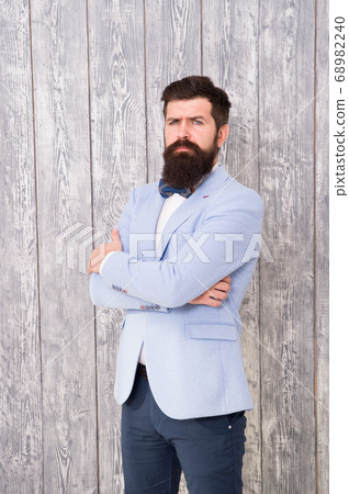 Gentleman style barber. Barber shop concept. Beard Gentleman style barber. Barber shop concept. Beard 68982240
