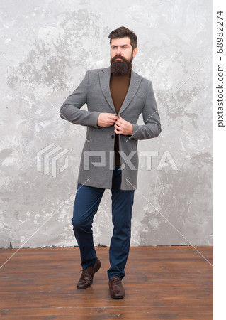 Male fashion model. Mature businessman. Modern 68982274