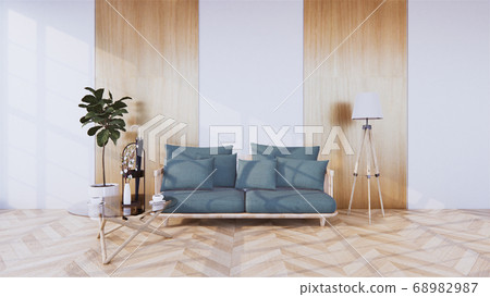 The front corner with the gray sofa in the middle 68982987