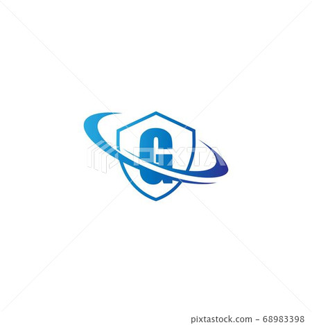 Letter circle icon logo concept Letter circle icon logo concept 68983398