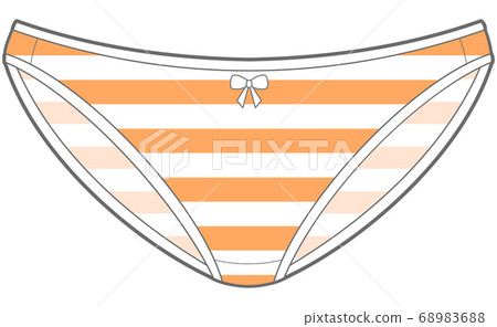 Border shorts orange 68983688